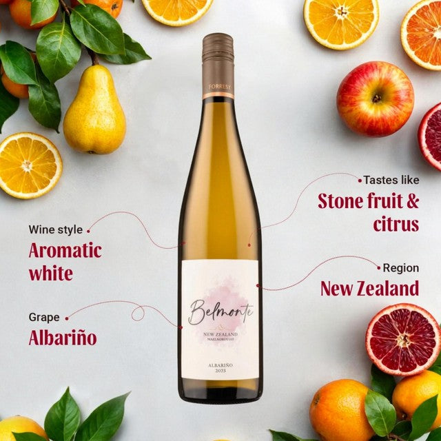 Virgin Wines Belmonte Marlborough Albariño white wine 75cl - British product