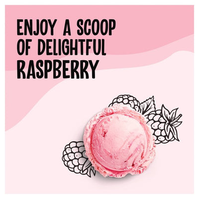 Barquette de crème glacée végétalienne Suédoise Glace Framboise Délicieuse 750 ml
