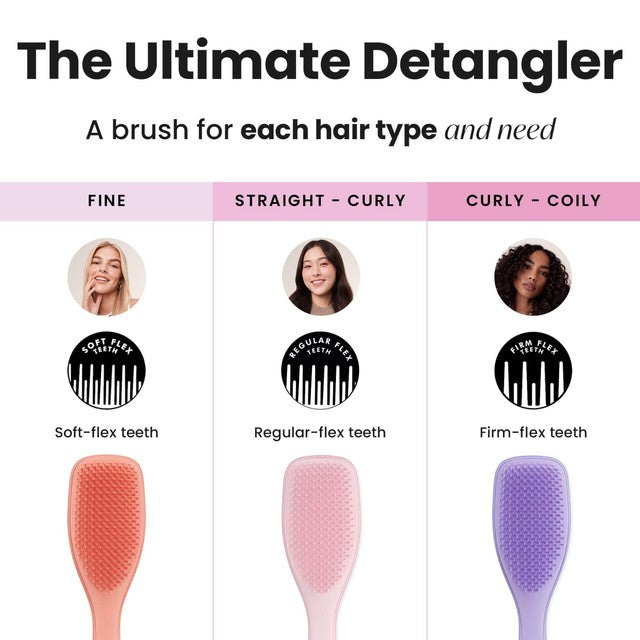 Tangle Teezer Ultimate Detangler Naturally Curly Purple Passion hairbrush (British brand)