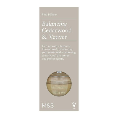 M&S Diffuseur Reed Bois de Cèdre et Vétiver 80 ml