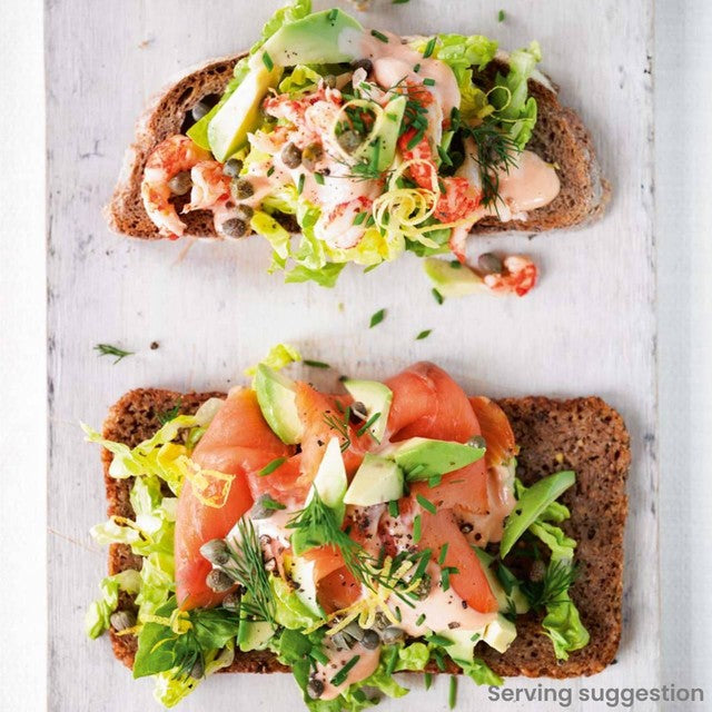 Ocado oak smoked salmon 100g, imported from the UK