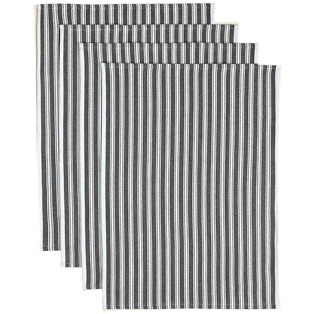 M&S tea towels dark grey 4 pack, imported from the UK