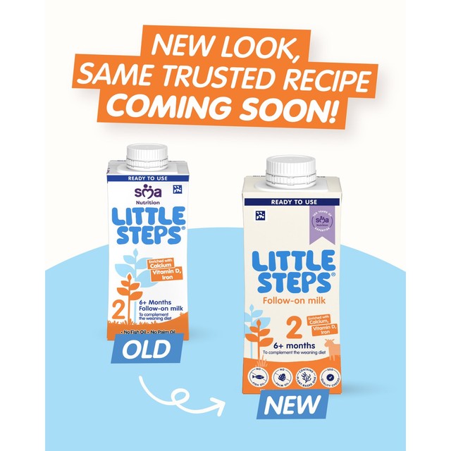 SMA follow-on baby milk ready-to-drink 200ml carton (British brand)