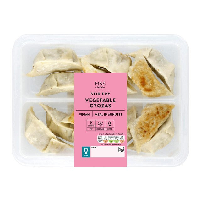 M&S Vegan Vegetable Gyozas 192g, imported from the UK