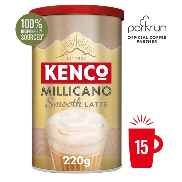 Kenco Millicano Latte instant coffee 220g, UK version