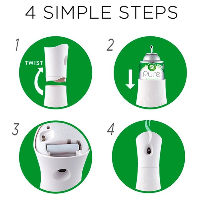 Airwick Lavender Meadow automatic air freshener refill 2 x 250ml - British product