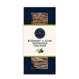 M&S Rosemary & Olive sourdough crackers 130g, imported from the UK