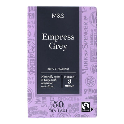M&S M&S Fairtrade Empress Grey Tea Bags 50 Pack- Buy online at McGrocer