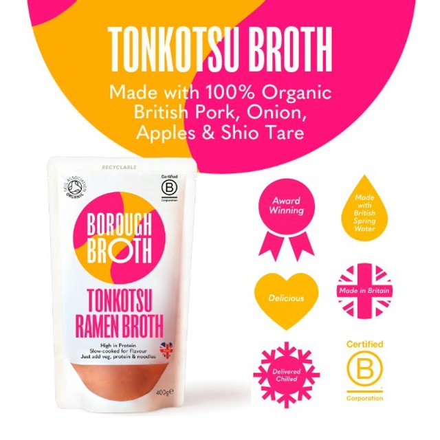 Borough Broth Co. Tonkotsu ramen broth 400g - British product