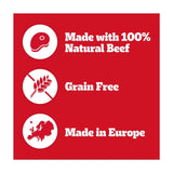 Pedigree Ranchos beef jerkies dog treats 70g, imported from the UK