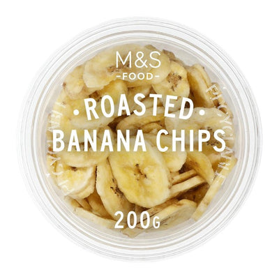 M&S M&S Roasted Banana Chips Snack 200g- Buy online at McGrocer