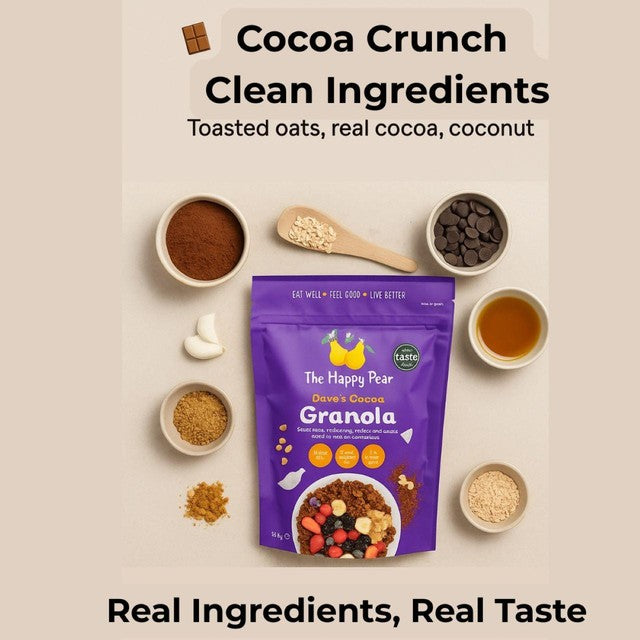 The Happy Pear cocoa granola 350g (British brand)