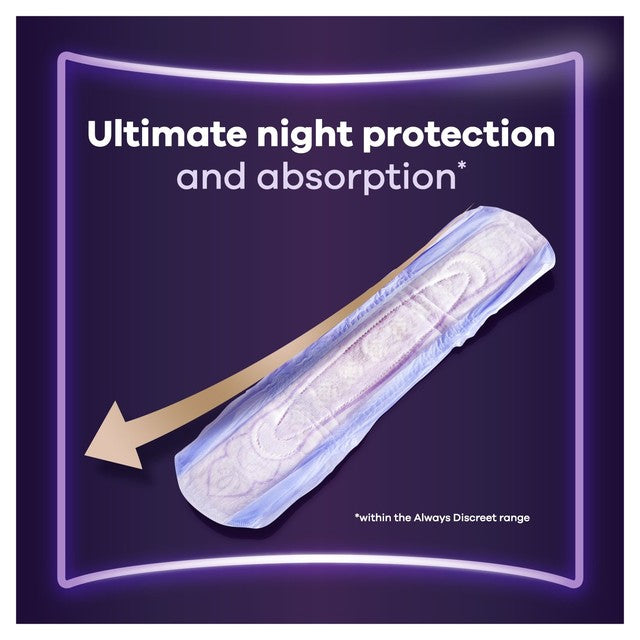 Always Incontinence Pads Ultimate Night 12 Pack - British product