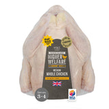 M&S Oakham Gold Medium whole chicken 1.2kg, imported from the UK