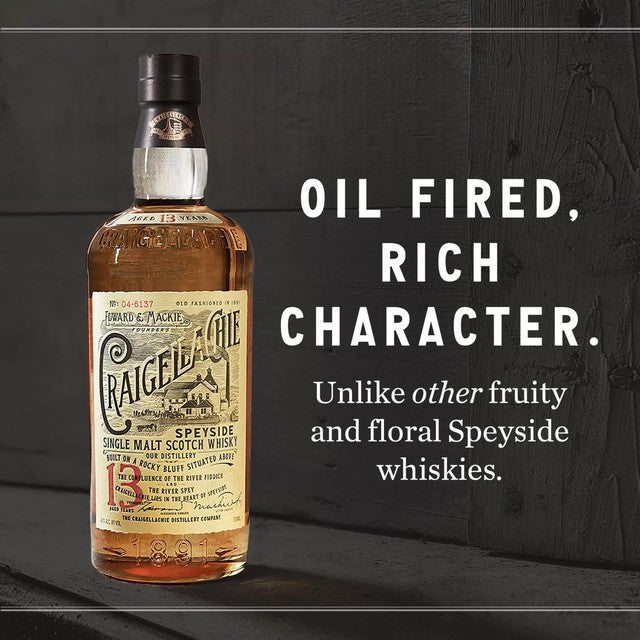 Craigellachie 13 Year Old Speyside Single Malt Scotch Whisky 70cl - British product