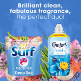 Surf Deep Sea laundry detergent capsules 51 washes (British brand)