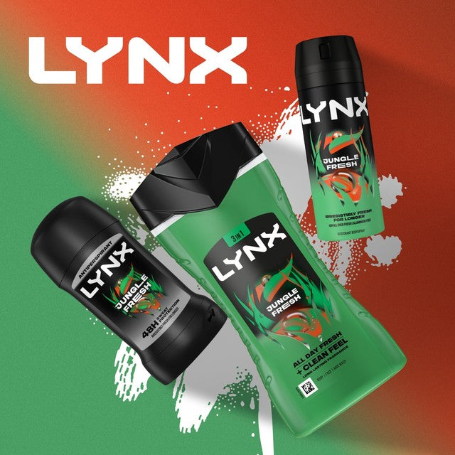 Lynx Jungle Fresh shower gel 225ml, UK version