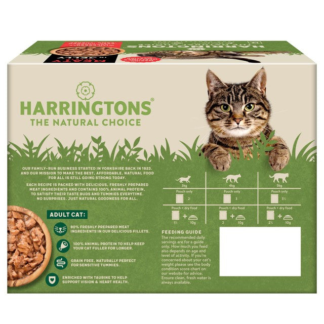 Harringtons wet cat food meat in jelly multipack 12 x 85g, UK version