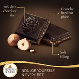 Ferrero Rocher 70% dark chocolate bar with hazelnuts 90g - British product