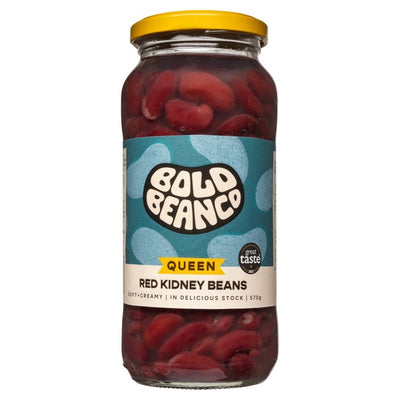 M&S Bold Bean Co Queen Røde Kidneybønner Glass Kokte Bønner 570g- Kjøp online hos McGrocer