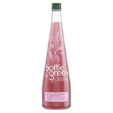 Bottlegreen sparkling elderflower and elderberry pressé bottle, imported from the UK