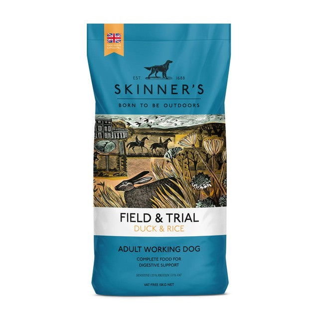 Skinners Duck & Rice Dry Dog Food 15kg (British brand)