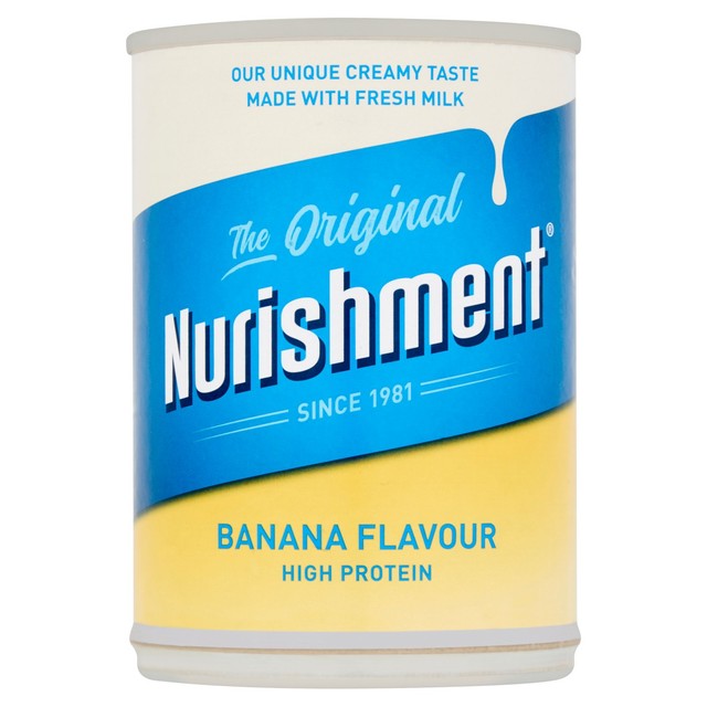 Nurishment Original Banana Milkshake 400g, imported from the UK