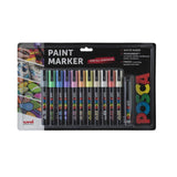 Posca paint marker set pale colours 12pc, imported from the UK