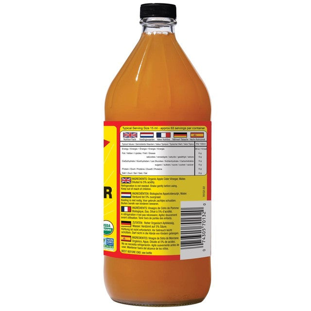 Bragg organic apple cider vinegar with mother - British product