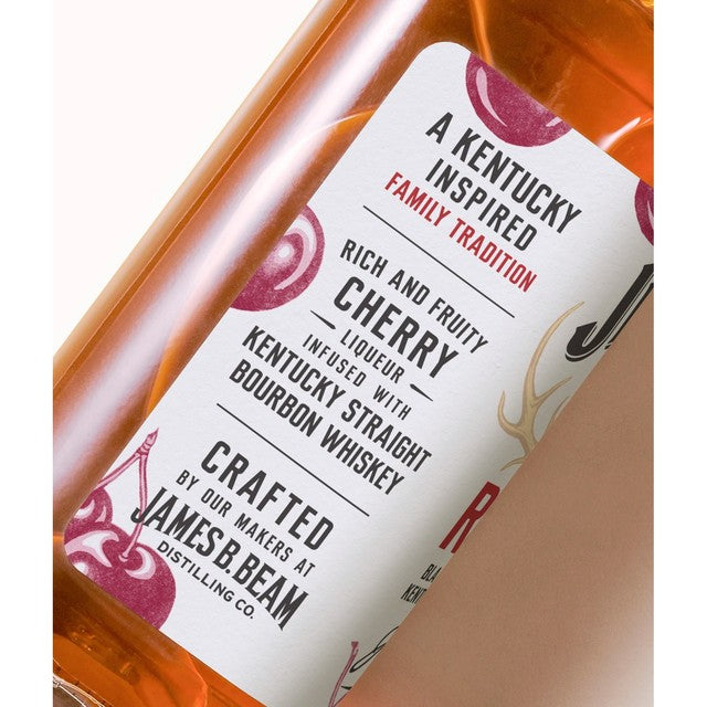 Whisky bourbon Jim Beam à la cerise noire 70 cl, version britannique