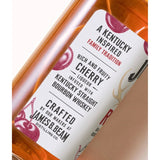 Whisky bourbon Jim Beam à la cerise noire 70 cl, version britannique