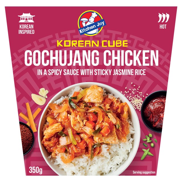 Kitchen Joy Gochujang Chicken frozen meal - British product