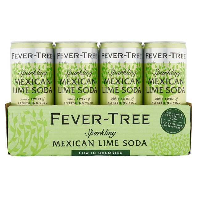 Fever-Tree sparkling Mexican lime soda 12x250ml (British brand)