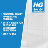 HG Power Gel Brush Grout Cleaner 250ml, imported from the UK