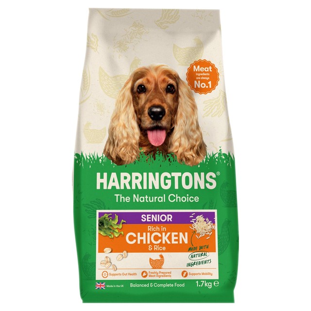 Harringtons Senior Chicken dry dog food 1.7kg, UK version