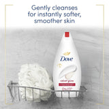 Dove Velvet Glow body wash 450ml - British product