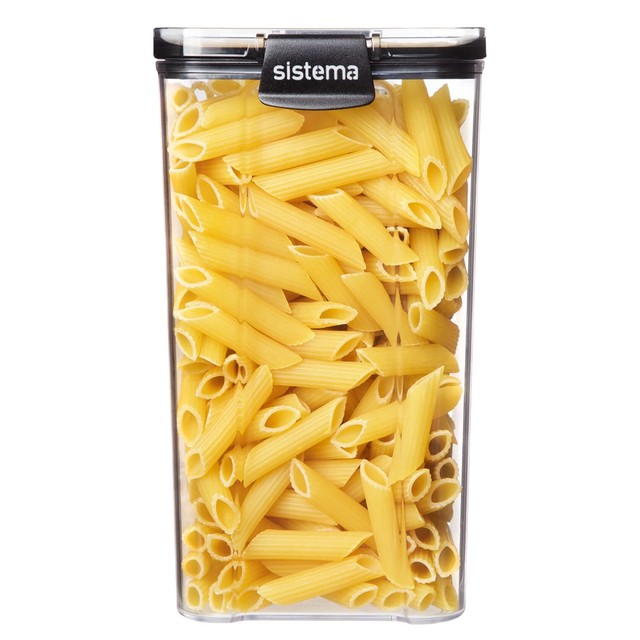 Sistema Tritan Ultra Square food storage container 1.3L (British brand)