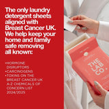 The Lab Co. non-bio laundry detergent sheets with energising scent for 64 loads (British brand)