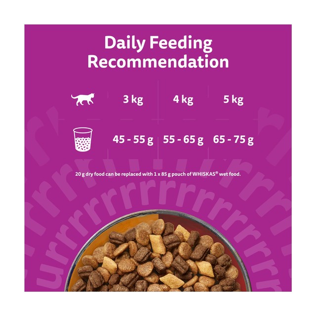 Whiskas dry cat food Duo Meaty Combo 800g (British brand)