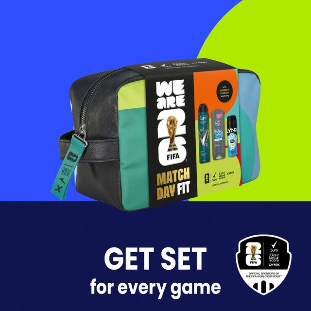FIFA Inspired grooming gift set with washbag - British product