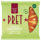 Pret vegan croissants 6 pack, imported from the UK