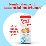 Cow & Gate 3 toddler milk formula 1L - British product