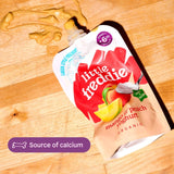 Little Freddie mango peach yoghurt baby food pouch 100g, UK version