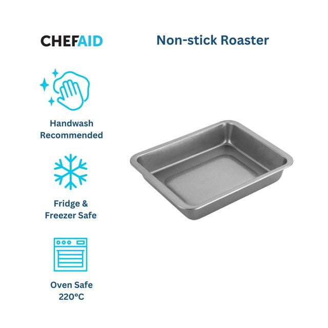 Chef Aid non-stick roaster 24.5x19.5x5cm - British product