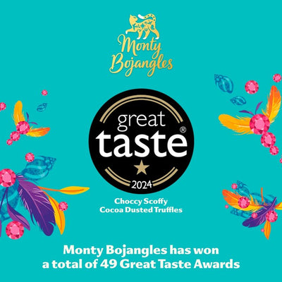 M&S Monty Bojangles Persian Pink Tin Choccy Scoffy Chocolate Truffles 135g- Buy online at McGrocer