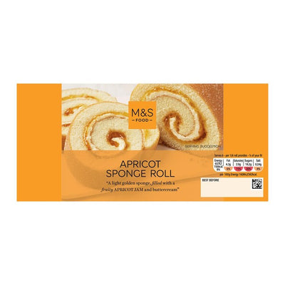 لفة كعكة المشمش من M&S بحجم 245 جرام