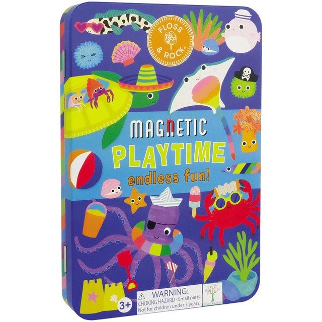Floss & Rock Magnetic Playtime Tin Ocean playset - British product