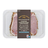 M&S pepper crusted pork loin steaks 300g, imported from the UK