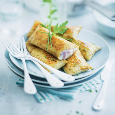 Crêpes salées Picard au jambon et à l'emmental surgelées, 10 par paquet