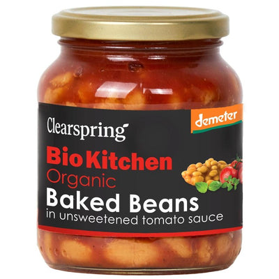 M&S Clearspring Organic Baked Beans i usøtet tomatsaus 350g- Kjøp online på McGrocer